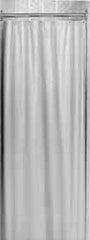 Bradley - Nylon-Reinforced Vinyl Shower Curtain - 72" High x 72" Wide, Antibacterial - Exact Tooling