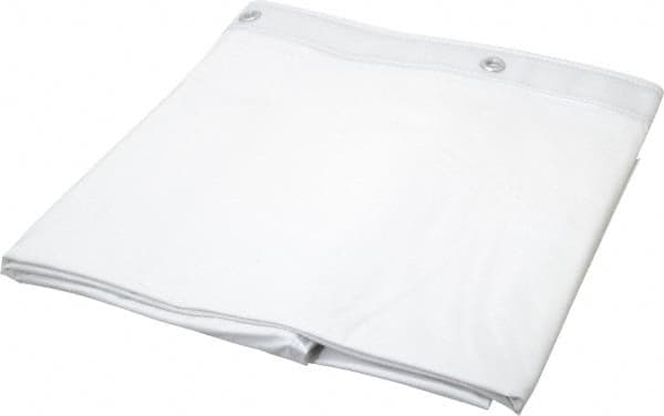 Bradley - Nylon-Reinforced Vinyl Shower Curtain - 72" High x 72" Wide, Antibacterial - Exact Tooling