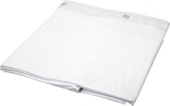 Bradley - Nylon-Reinforced Vinyl Shower Curtain - 72" High x 72" Wide, Antibacterial - Exact Tooling