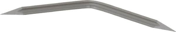 Value Collection - Bi-Directional High Speed Steel Deburring Scraper Blade - Triangular Blade Cross Section, Use on Cross Hole Surfaces, Reversible, Adjustable - Exact Tooling