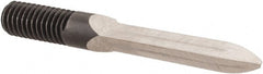 Shaviv - C40 Bi-Directional High Speed Steel Deburring Swivel Blade - Triangular Blade Cross Section, Use on Flat Surface, Hole Back-Edge & Hole Inner Surface Surfaces, Reversible, Adjustable - Exact Tooling