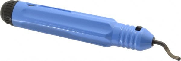 Noga - 4 Piece High Speed Steel Blade Hand Deburring Tool Set - S10, S20, S35 Blades, For Holes, Straight Edge, Curved Edge - Exact Tooling