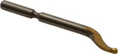 Noga - S101 Right-Handed High Speed Steel Deburring Swivel Blade - PVD TiN Coated S101, Right Handed Deburring Blade - Exact Tooling