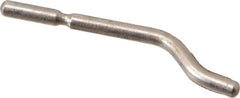 Shaviv - E100D Right-Handed High Speed Steel Deburring Swivel Blade - Use on Hole Edge & Straight Edge Surfaces, Adjustable - Exact Tooling
