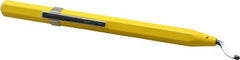 Shaviv - 2 Piece Cobalt Blade Hand Deburring Tool Set - B10 Blades, For Hole Edge, Straight Edge - Exact Tooling