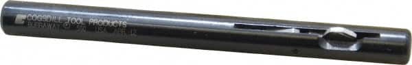 Cogsdill Tool - 1/2" Hole, No. 3-1/2 Blade, Type B Power Deburring Tool - One Piece, 5.5" OAL, 0.72" Pilot, 1.09" from Front of Tool to Back of Blade - Exact Tooling