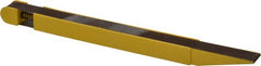 Lumberton Industries - 400 Grit Yellow Abrasive Belt Stick - 1/2 Inches Wide x 8 Inches Long - Exact Tooling