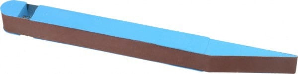 Lumberton Industries - 240 Grit Blue Abrasive Belt Stick - 3/4 Inches Wide x 10 Inches Long - Exact Tooling