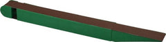 Lumberton Industries - 320 Grit Green Abrasive Belt Stick - 3/4 Inches Wide x 10 Inches Long - Exact Tooling