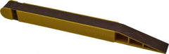 Lumberton Industries - 400 Grit Yellow Abrasive Belt Stick - 3/4 Inches Wide x 10 Inches Long - Exact Tooling