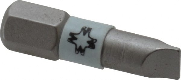 Wera - 5.5mm x 0.8mm Blade, 1/4" Drive Slotted Screwdriver Bit - Exact Tooling