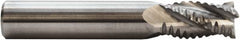 M.A. Ford - 16mm Diam, 30mm LOC, 4 Flute Solid Carbide Roughing Square End Mill - TiN Finish, 89mm OAL, 16mm Shank Diam, Single End, Centercutting, 30° Helix - Exact Tooling