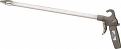 Guardair - 120 Max psi Whisper Jet Pistol Grip Blow Gun - 1/4 NPT, 72" Tube Length, Aluminum - Exact Tooling