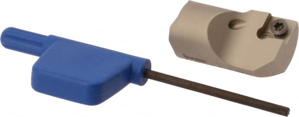 Iscar - Right Hand Cut, 0.63" Min Bore Diam, Size 8-2 Modular Boring Cutting Unit Head - 0.98" Max Bore Depth, Through Coolant, Compatible with CC.. - Exact Tooling