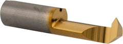 Iscar - 15mm Cutting Depth, 16 to 24 TPI, 7mm Diam, Internal Thread, Solid Carbide, Single Point Threading Tool - TiCN/TiN Finish, 30mm OAL, 7mm Shank Diam, 2.8mm Projection from Center, 55° Profile Angle - Exact Tooling