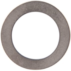 Made in USA - 0.016" Thick, 1/2" Inside x 3/4" OD, Round Shim - 7/16" Screw, Uncoated 316 Stainless Steel - Exact Tooling