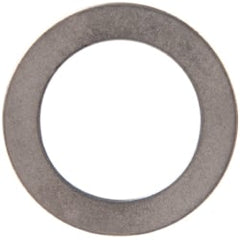Made in USA - 0.016" Thick, 1/2" Inside x 3/4" OD, Round Shim - 7/16" Screw, Uncoated 316 Stainless Steel - Exact Tooling