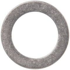 Made in USA - 0.03" Thick, 1/2" Inside x 3/4" OD, Round Shim - 7/16" Screw, Uncoated 316 Stainless Steel - Exact Tooling