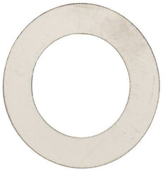 Made in USA - 0.01" Thick, 5/8" Inside x 1" OD, Round Shim - 9/16" Screw, Uncoated 316 Stainless Steel - Exact Tooling