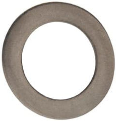Made in USA - 0.03" Thick, 5/8" Inside x 1" OD, Round Shim - 9/16" Screw, Uncoated 316 Stainless Steel - Exact Tooling