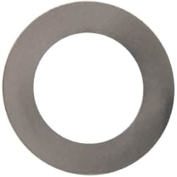 Made in USA - 0.005" Thick, 5/8" Inside x 1" OD, Round Shim - 9/16" Screw, Uncoated 316 Stainless Steel - Exact Tooling