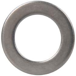 Made in USA - 0.06" Thick, 5/8" Inside x 1" OD, Round Shim - 9/16" Screw, Uncoated 316 Stainless Steel - Exact Tooling