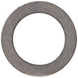 Made in USA - 0.01" Thick, 1/4" Inside x 3/8" OD, Shortening Shim - #12 Screw, Uncoated 300 Stainless Steel - Exact Tooling