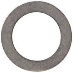 Made in USA - 0.01" Thick, 1/4" Inside x 3/8" OD, Shortening Shim - #12 Screw, Uncoated 300 Stainless Steel - Exact Tooling