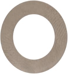 Made in USA - 0.1mm Thick, 10mm Inside x 16mm OD, Round Shim - 3/8" Screw, Uncoated 302/304 Stainless Steel - Exact Tooling