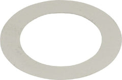 Made in USA - 0.1mm Thick, 12mm Inside x 18mm OD, Round Shim - 7/16" Screw, Uncoated 302/304 Stainless Steel - Exact Tooling