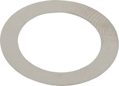 Made in USA - 0.1mm Thick, 14mm Inside x 20mm OD, Round Shim - 1/2" Screw, Uncoated 302/304 Stainless Steel - Exact Tooling