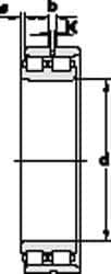 SKF - Cylindrical Roller Bearings; Bore Diameter: 45.000 (mm); Dynamic Load Capacity Lbs per Foot: 11258.000 (Feet); Static Load Capacity Lbs per Foot: 14719 (Feet); Outside Diameter (mm): 75.0000 ; Width (mm): 23.00 - Exact Tooling