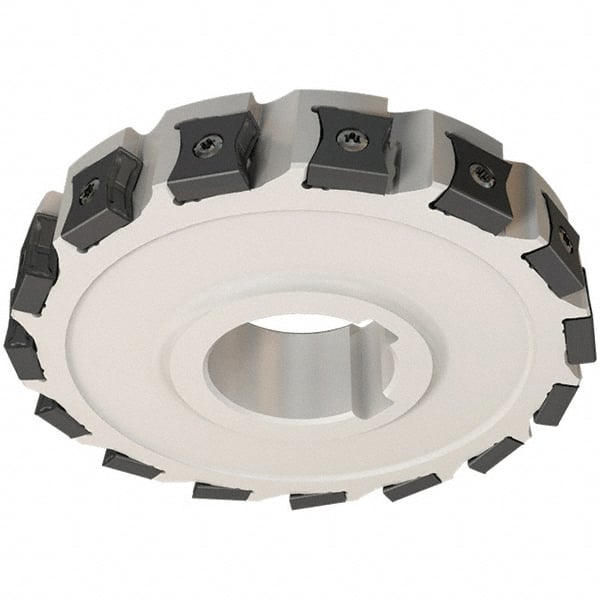 Iscar - Arbor Hole Connection, 0.5512" Cutting Width, 2.0472" Depth of Cut, 160mm Cutter Diam, 1.5748" Hole Diam, 20 Tooth Indexable Slotting Cutter - SSB-LN15 Toolholder, LN.. Insert, Left Hand Cutting Direction - Exact Tooling