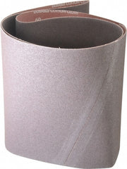 Norton - 10" Wide x 70-1/2" OAL, 60 Grit, Aluminum Oxide Abrasive Belt - Aluminum Oxide, Medium, Coated, X Weighted Cloth Backing, Series R228 - Exact Tooling