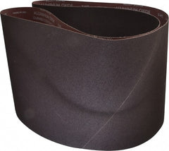 Norton - 10" Wide x 70-1/2" OAL, 80 Grit, Aluminum Oxide Abrasive Belt - Aluminum Oxide, Medium, Coated, X Weighted Cloth Backing, Series R228 - Exact Tooling