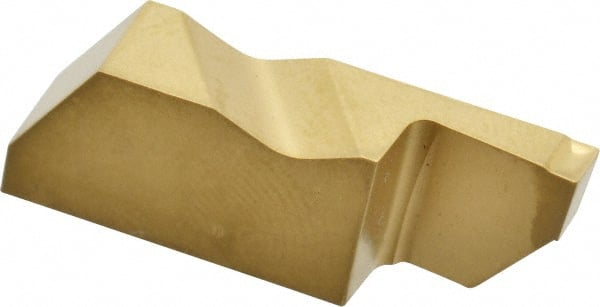 Kennametal - 3094NGD K Grade KC850, 2.39mm Cutting Width Carbide Grooving Insert - 6.35mm Max Depth of Cut, Right Hand, 0.19mm Corner Radius, TiC/TiCN/TiN Finish - Exact Tooling