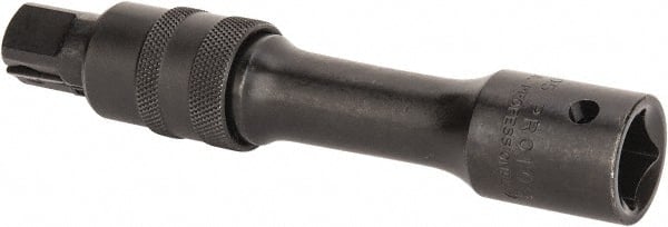 Proto - 1/2" Drive Impact Locking Socket Extension - 5" OAL, Black Oxide Finish - Exact Tooling