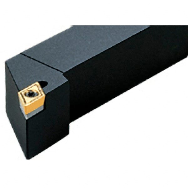 Iscar - SDJC, Left Hand Cut, 12mm Shank Height x 12mm Shank Width, Neutral Rake Indexable Turning Toolholder - 80mm OAL, DC..11T3.. Insert Compatibility, Series Isoturn - Exact Tooling