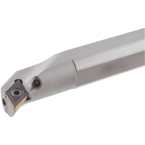 Iscar - 6.5mm Min Bore Diam, 100mm OAL, 6mm Shank Diam, E-SWUB Indexable Boring Bar - WB.T 0601.. Insert, Screw or Clamp Holding Method - Exact Tooling