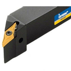 Iscar - SVJN, Right Hand Cut, 16mm Shank Height x 16mm Shank Width, Negative Rake Indexable Turning Toolholder - 100mm OAL, VN..12T3.. Insert Compatibility, Series Isoturn - Exact Tooling