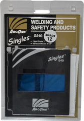 ArcOne - 4-1/2" Wide x 5-1/4" High, Lens Shade 12, Auto-Darkening Lens - 0.2" Thick, Green, Vertical Mount - Exact Tooling