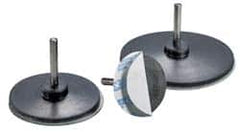 Merit Abrasives - 1-1/2" Diam Adhesive/PSA Disc Backing Pad - 1/4" Shank Diam, 15,000 RPM - Exact Tooling