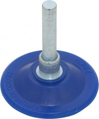 Value Collection - 2" Diam Adhesive/PSA Disc Backing Pad - 1/4" Shank Diam, 12,000 RPM - Exact Tooling