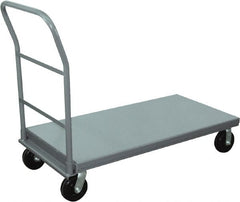 Jamco - 3,000 Lb Capacity Steel Platform Truck - 24" OAW, Phenolic Casters - Exact Tooling