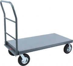 Jamco - 1,200 Lb Capacity Platform Truck - Steel Deck, 36" OAW, 12" Platform Height - Exact Tooling