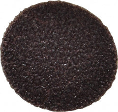 Made in USA - 1" Diam, 60 Grit Aluminum Oxide Adhesive PSA Disc - Medium Grade, Cloth Backing, For Low Speed Dual-Action Sanders, Random Orbital Sanders - Exact Tooling