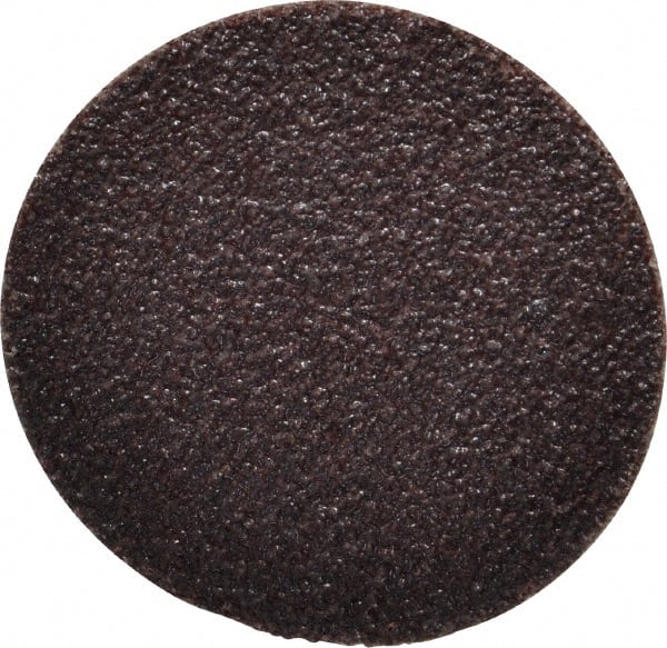 Made in USA - 1-1/2" Diam, 60 Grit Aluminum Oxide Adhesive PSA Disc - Exact Tooling