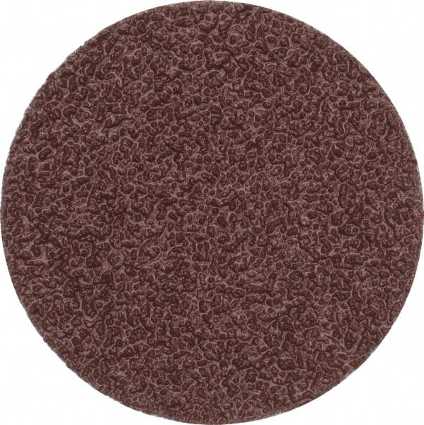 Made in USA - 3" Diam, 24 Grit Aluminum Oxide Adhesive PSA Disc - Very Coarse Grade, X Weighted Cloth Backing, For Low Speed Dual-Action Sanders, Random Orbital Sanders - Exact Tooling