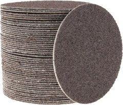 Made in USA - 3" Diam, 50 Grit Aluminum Oxide Adhesive PSA Disc - Coarse Grade, X Weighted Cloth Backing, For Low Speed Dual-Action Sanders, Random Orbital Sanders - Exact Tooling