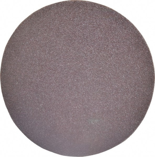 Made in USA - 6" Diam, 60 Grit Aluminum Oxide PSA Disc - Exact Tooling